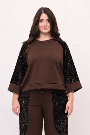 Tuta paillettes scuba - Moro