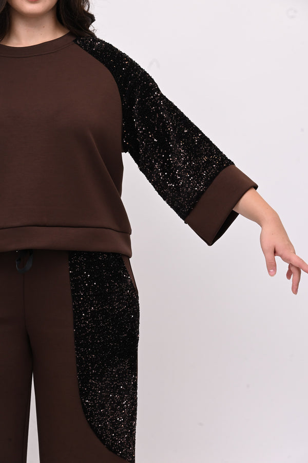 Tuta paillettes scuba - Moro
