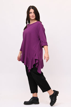 T-shirt balza punte - Viola