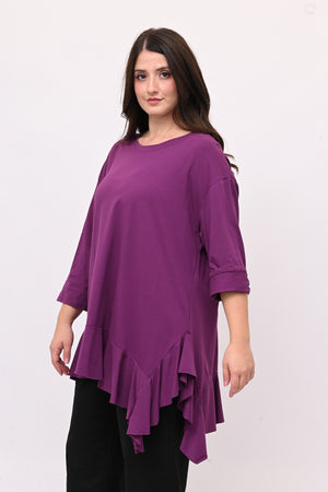 T-shirt balza punte - Viola