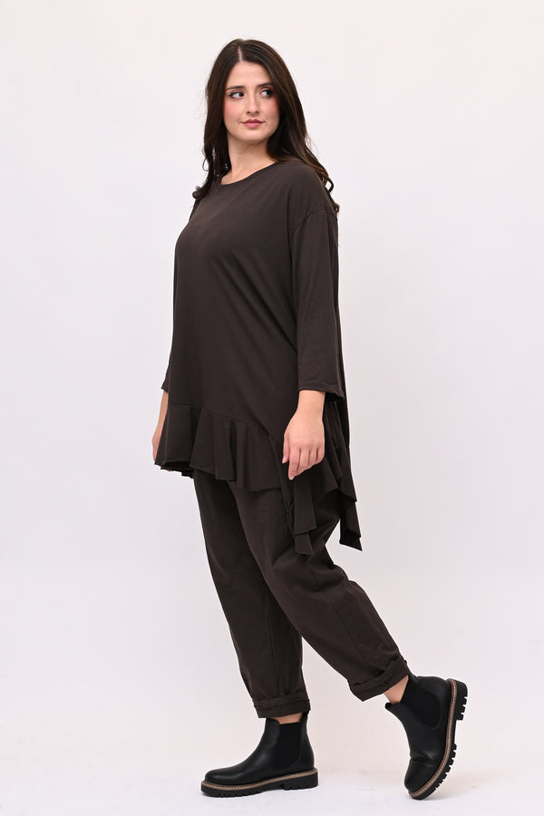 T-shirt balza punte - Moro