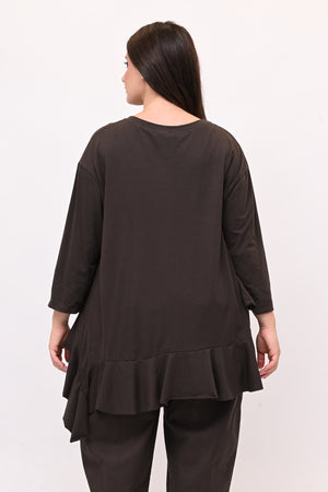 T-shirt balza punte - Moro