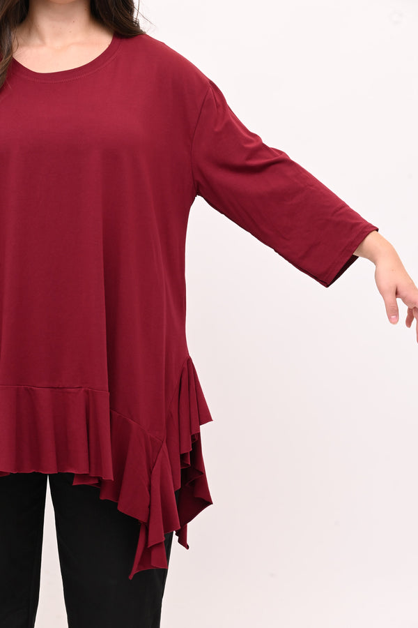 T-shirt balza punte - Vino