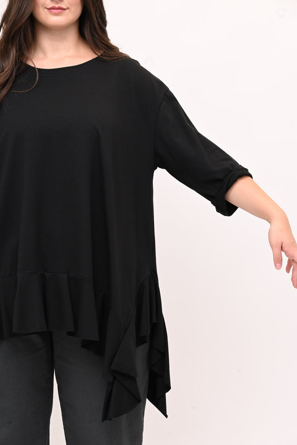 T-shirt balza punte - Nero