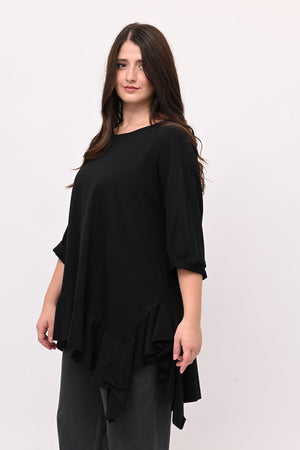 T-shirt balza punte - Nero