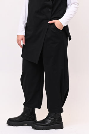 Completo gilet bottoni - Nero