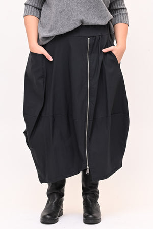 Gonna bengalina zip - Grigio