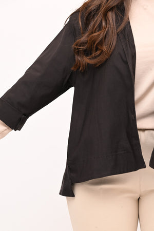 Giacca colletto over - Moro