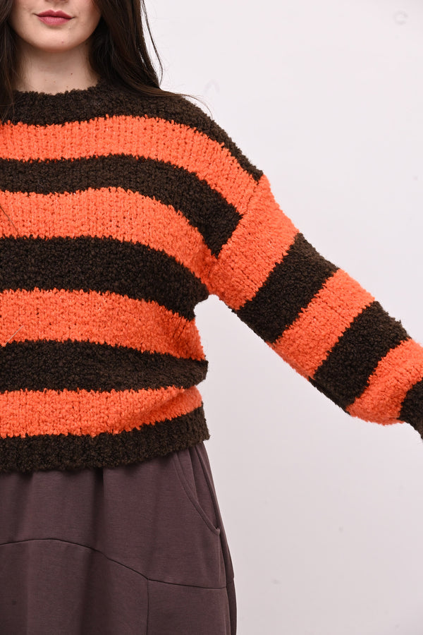 Pull boucle righe - Moro