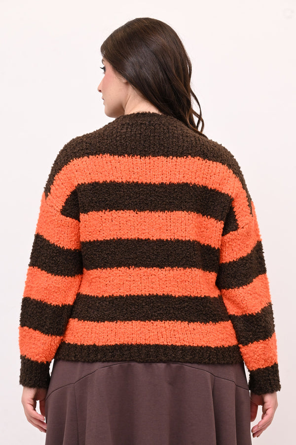 Pull boucle righe - Moro