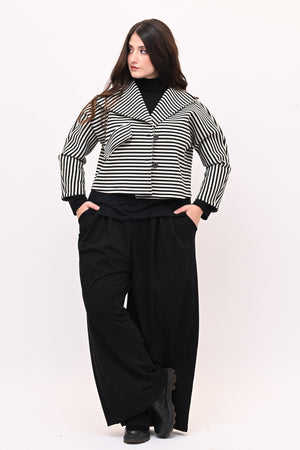 Giacca crop neoprene - Bianco