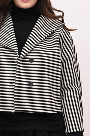 Giacca crop neoprene - Bianco