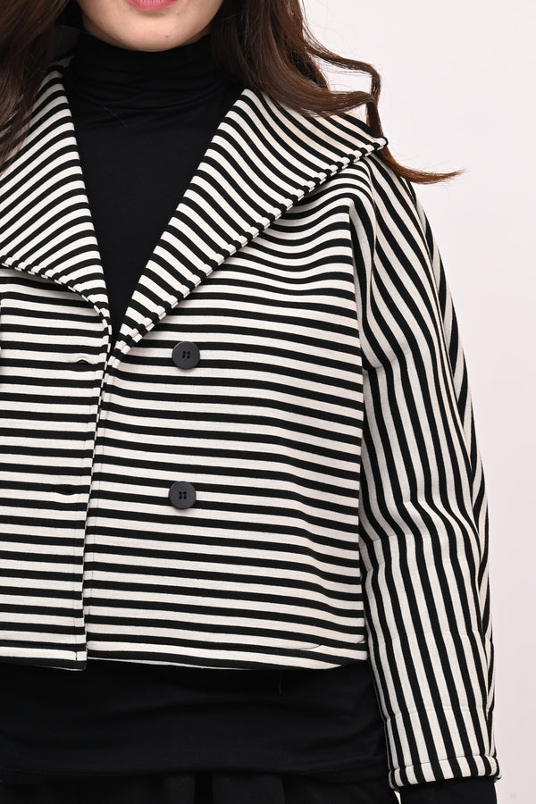 Giacca crop neoprene - Bianco