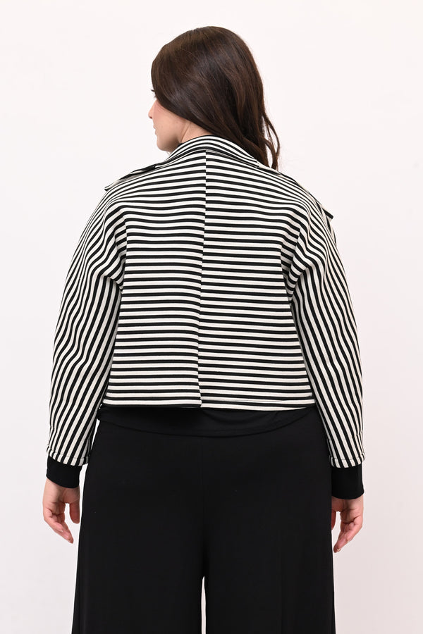 Giacca crop neoprene - Bianco