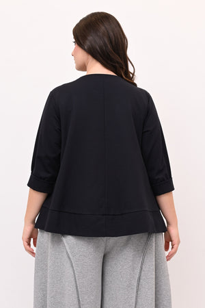 Maglia ruota doppia zip - Blu