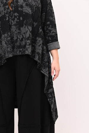 Maglia goffrata ruota - Grigio