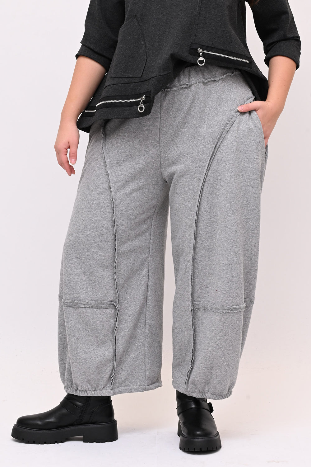 Pantabaloon felpa - Grigio