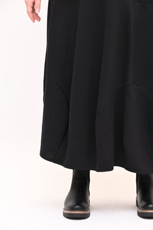 Gonna ovetto felpa - Nero