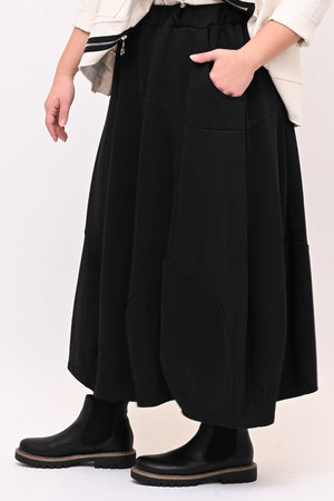 Gonna ovetto felpa - Nero