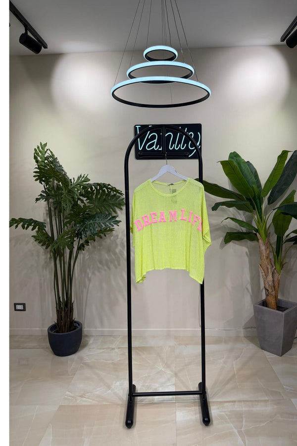 Maglia rete DREAM - Giallo fluo