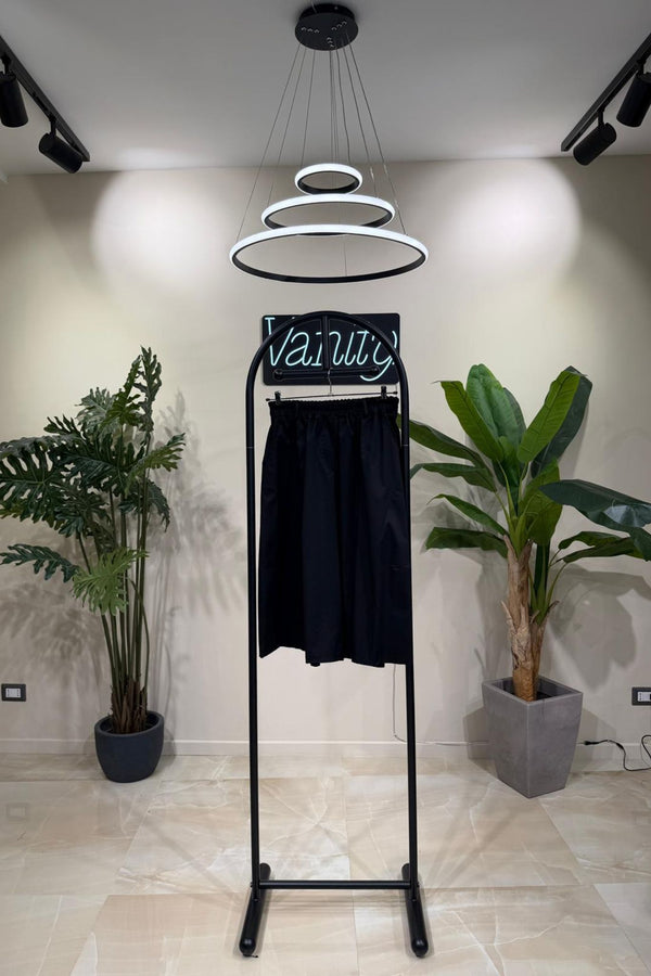 Pantacoulotte cotone - Nero