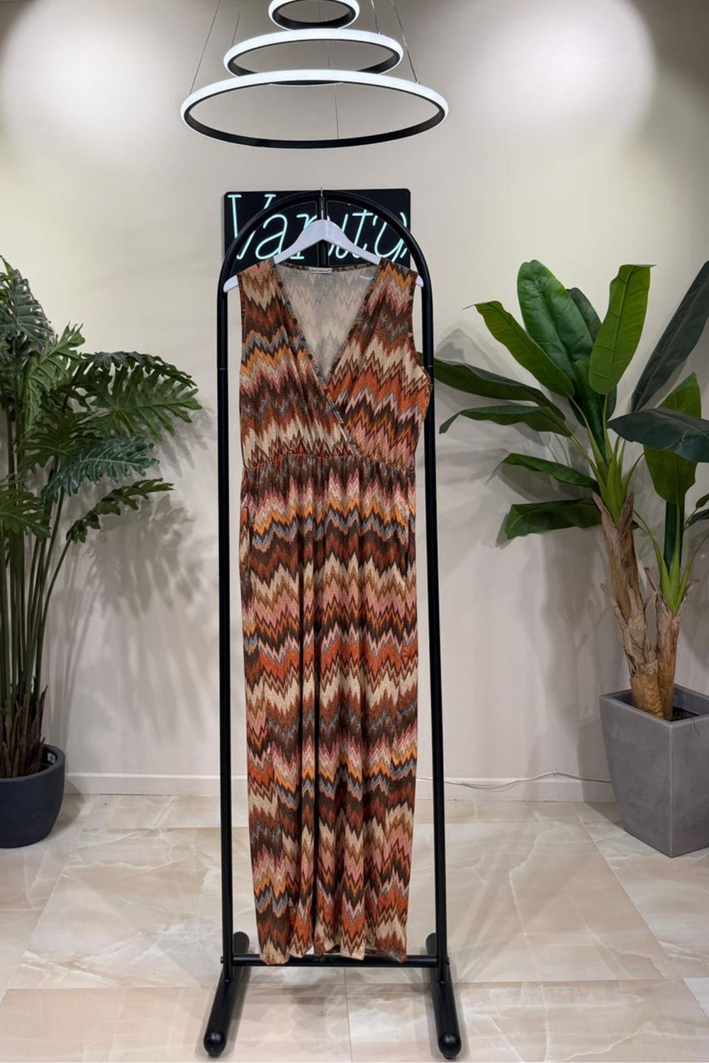 Jumpsuit stampa Missoni - Ruggine