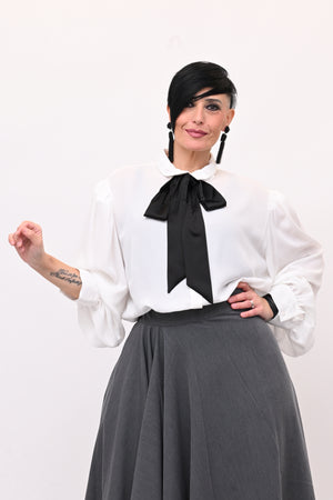 Camicia cravattino - Bianco
