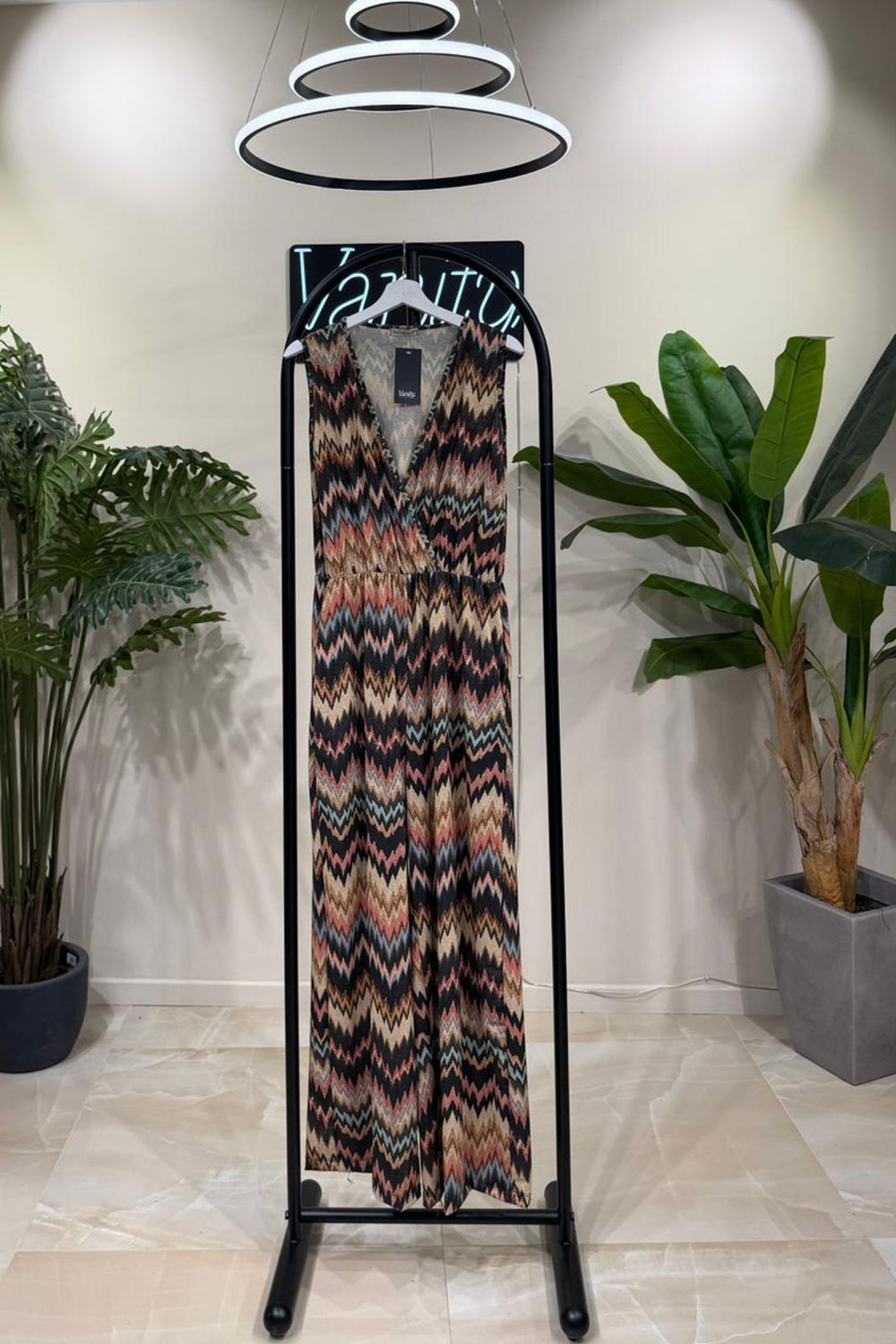 Jumpsuit stampa Missoni - Nero