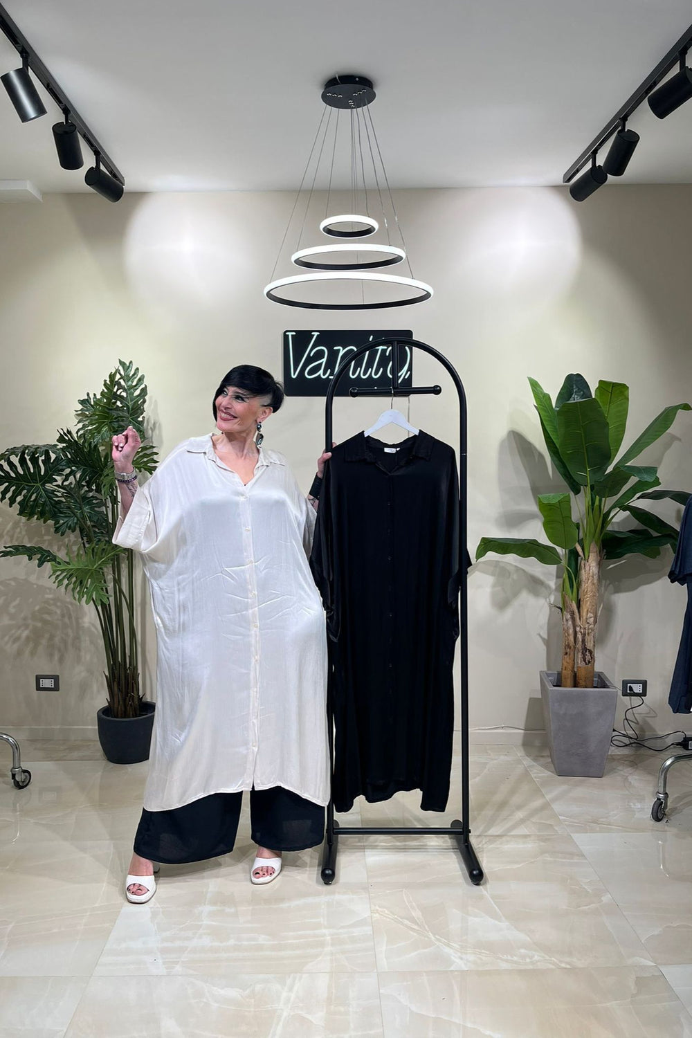 Maxicamicia raso - GESSO