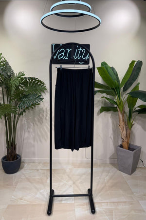 Pantalone jersey cuciture - Nero