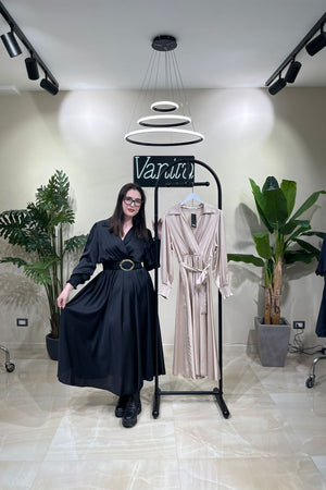 Abito raso incrocio - Burro