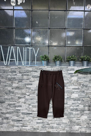 Pantalone tasche e zip - MORO