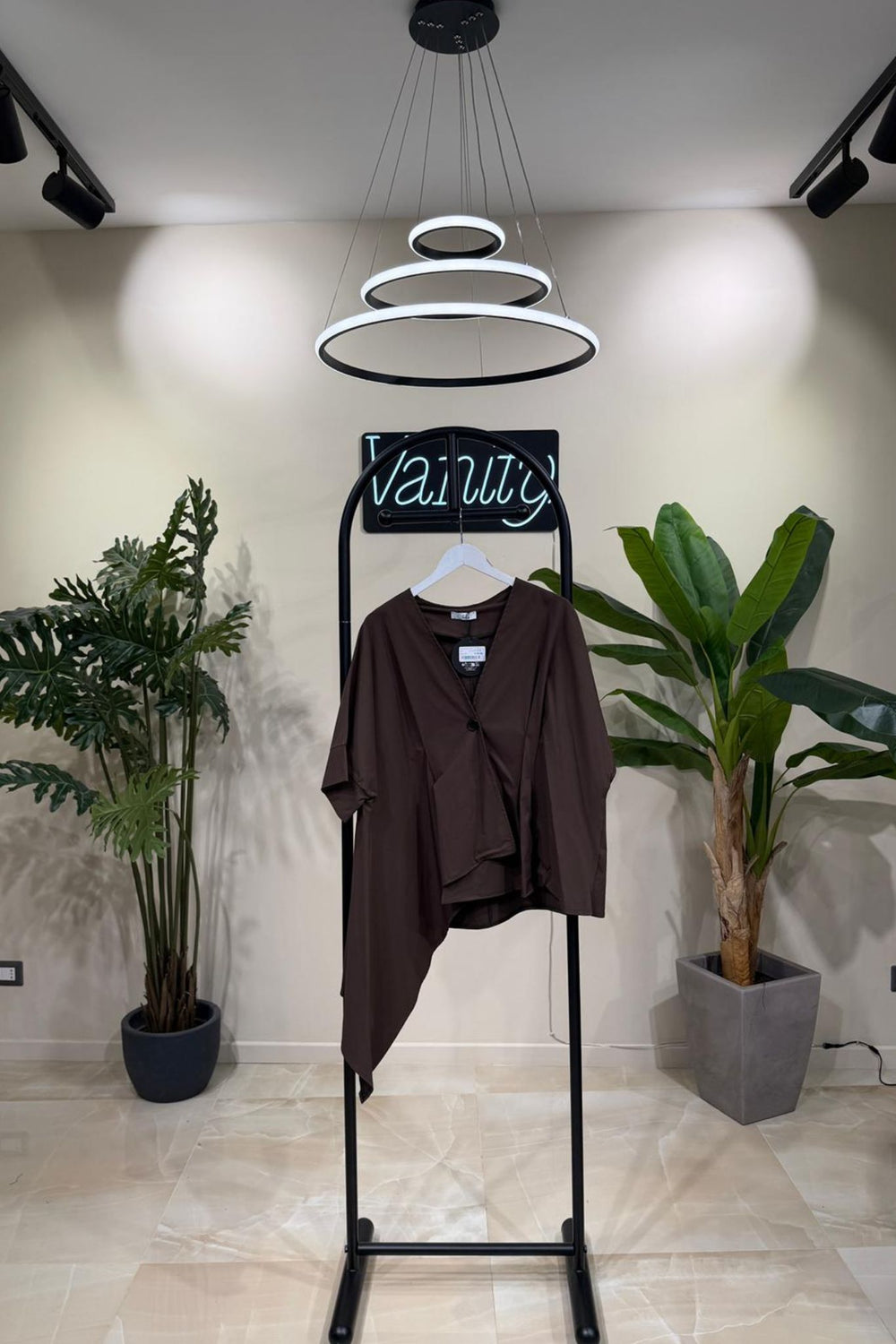 Giacca bengalina punta - Moro