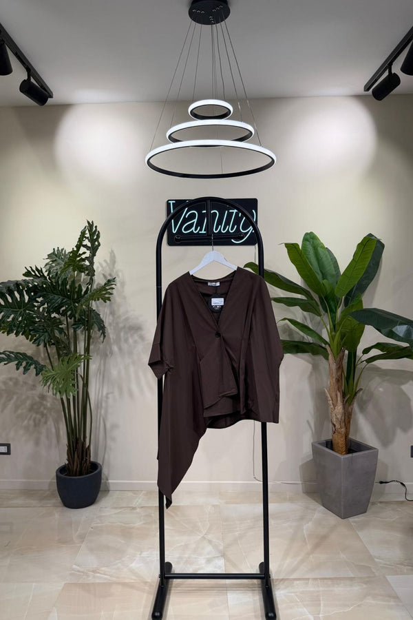 Giacca bengalina punta - Moro