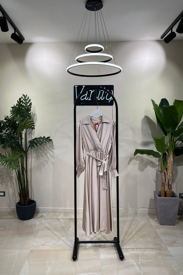 Abito raso incrocio - Burro