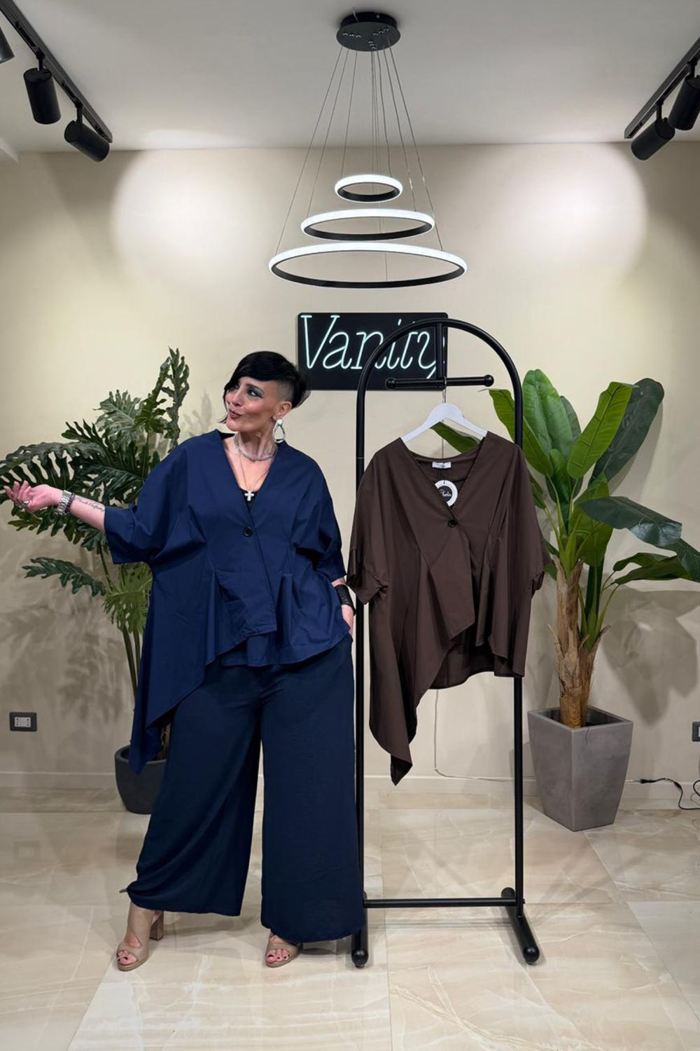 Giacca bengalina punta - Blu