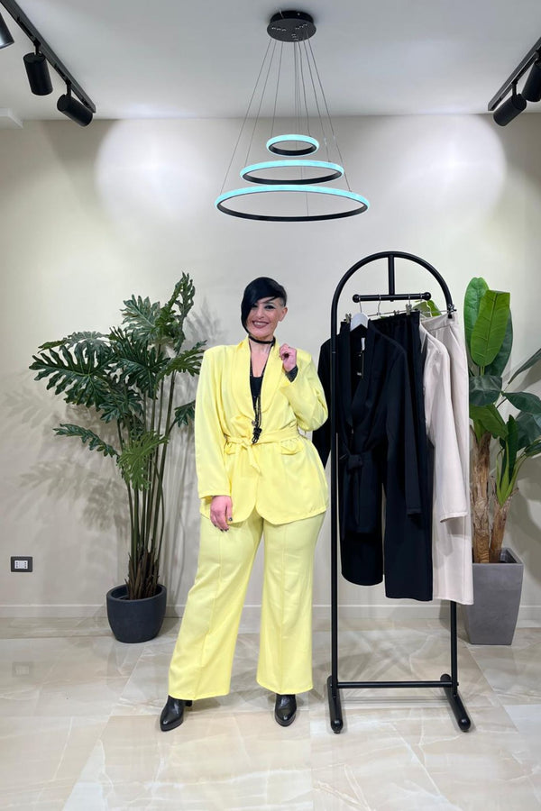 Tailleur cinta - Sabbia