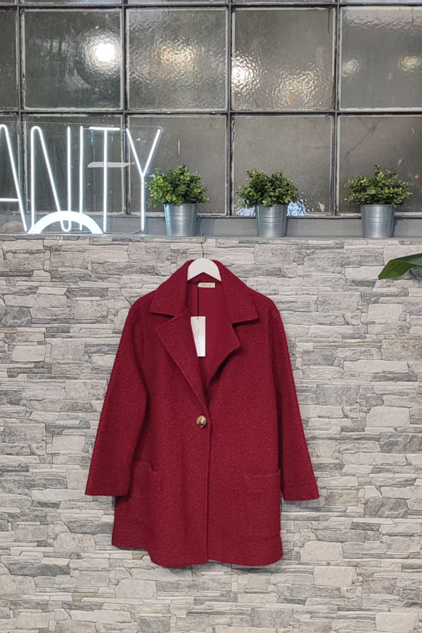 Cappotto over boucle - Bordo