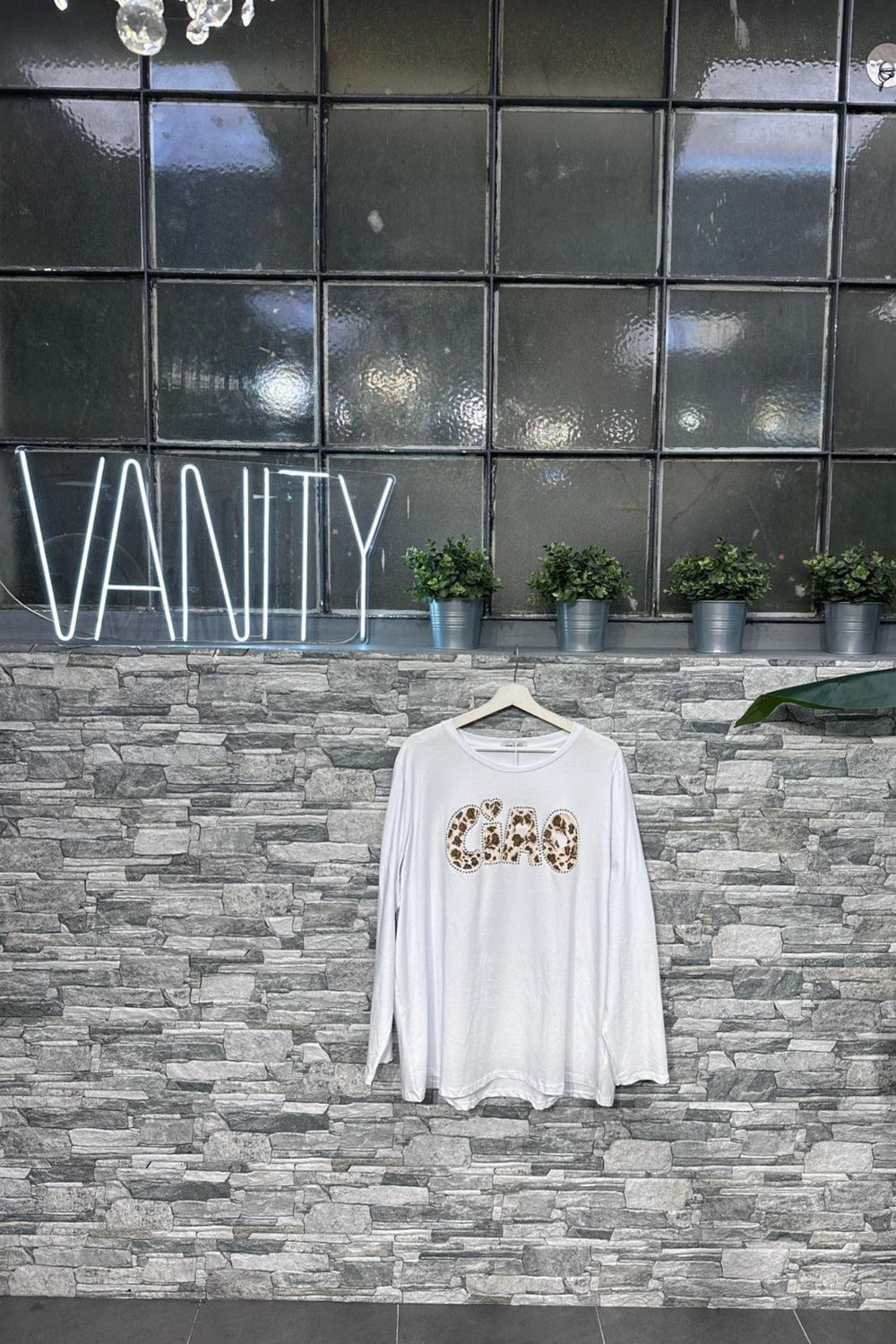 T-shirt Ciao - BIANCO