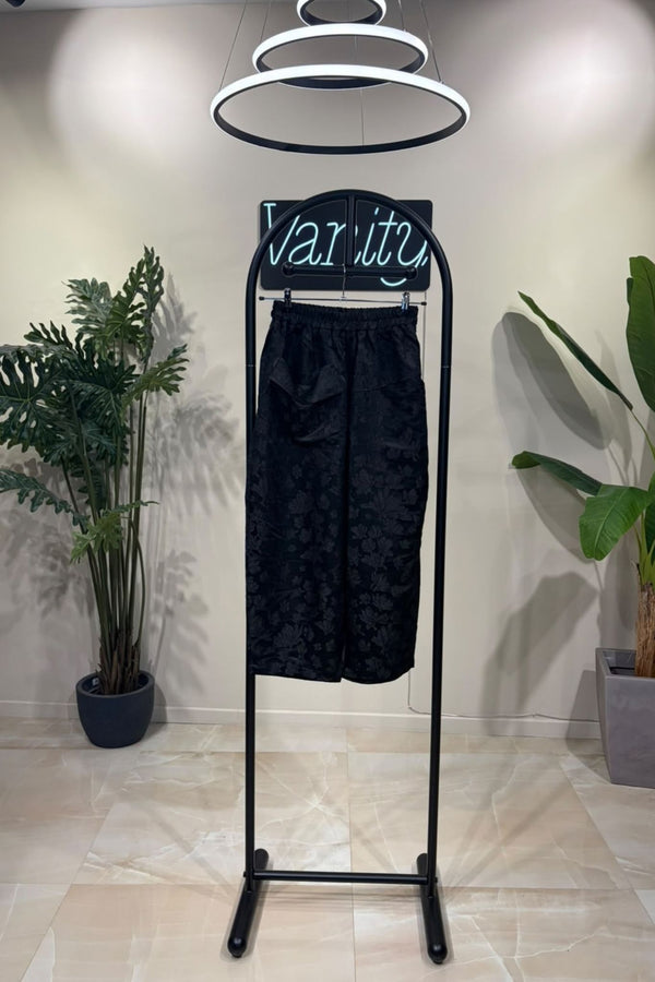 Pantalone chantung giappo - Nero