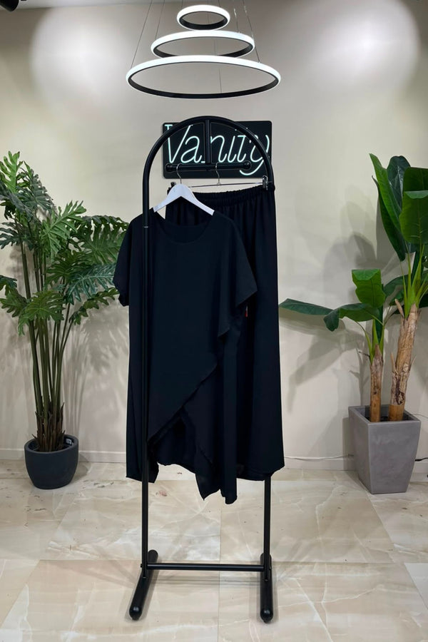 Completo incrocio - Nero