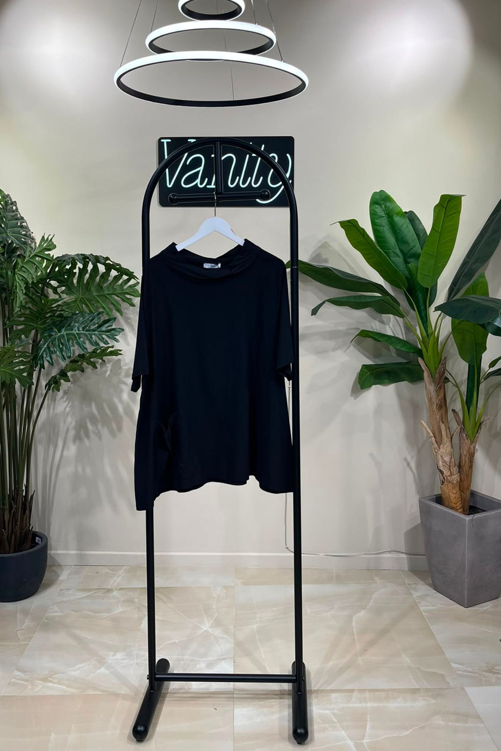 Blusa bengalina tascone - Nero