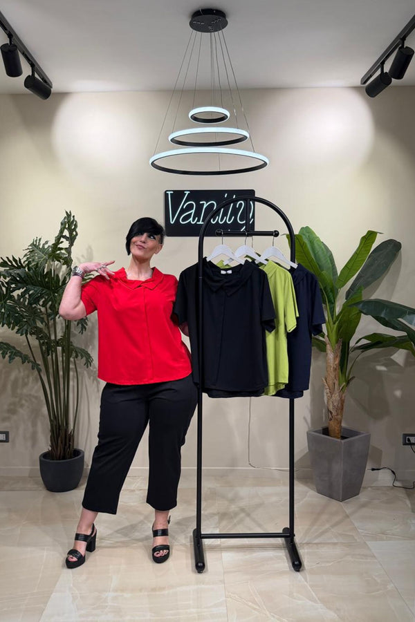 Maglia jersey colletto - Acido