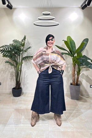 Jeans coulotte - Jeans scuro