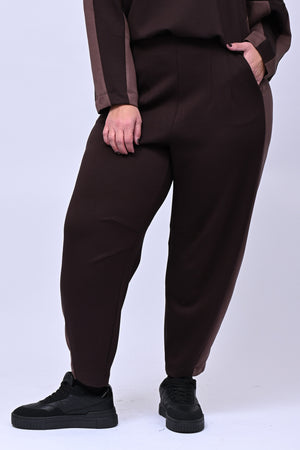 Pantalone scuba bicolor - Moro