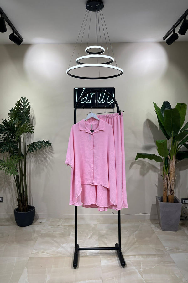 Completo viscosa over - Rosa