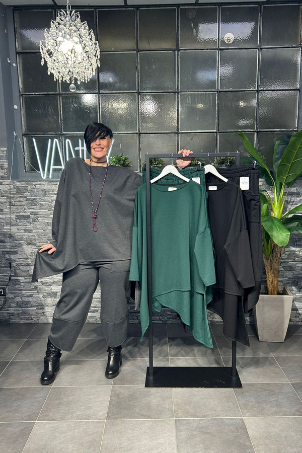 Completo over punte - Grigio