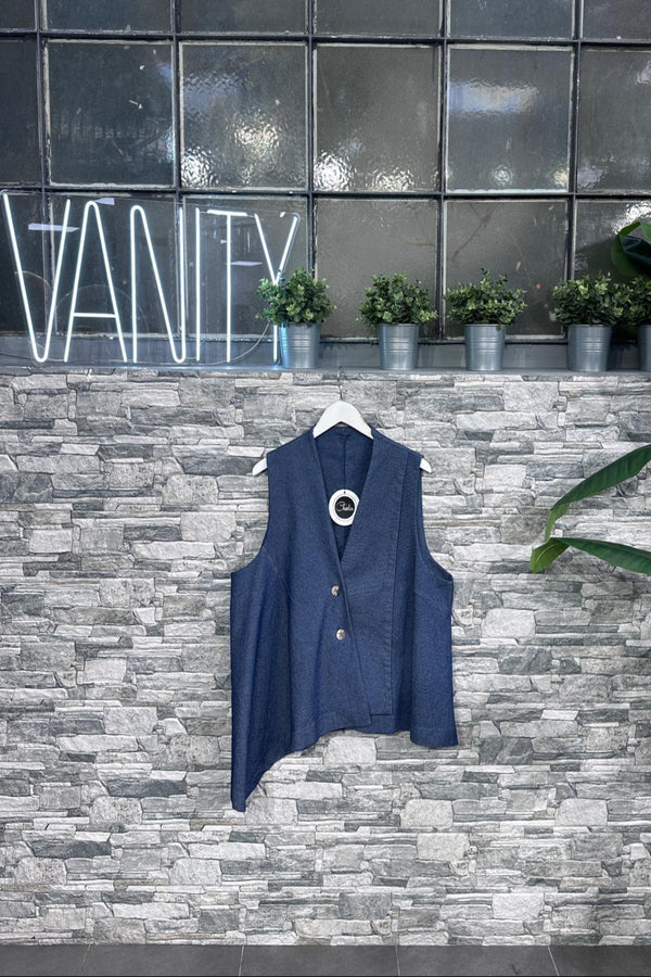 Gilet jeans punta - JEANS