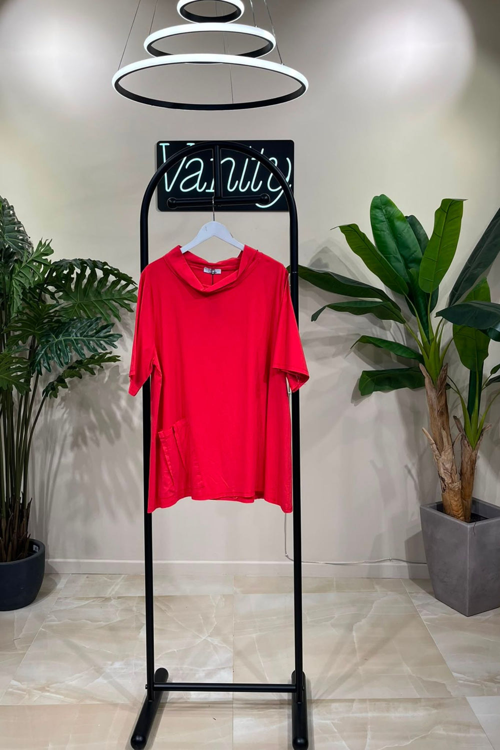 Blusa bengalina tascone - Corallo