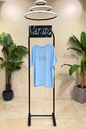 T-shirt CHIC strass - Cielo